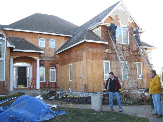 Stone siding inspections